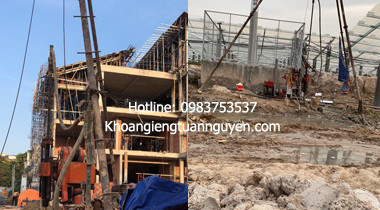 KHOAN GIẾNG TIẾP ĐỊA CHỐNG SÉT TẠI LONG KHÁNH